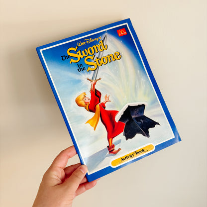 Happy Meal Toy - Disney Favorites The Sword in the Stone Activity Book  - 1987