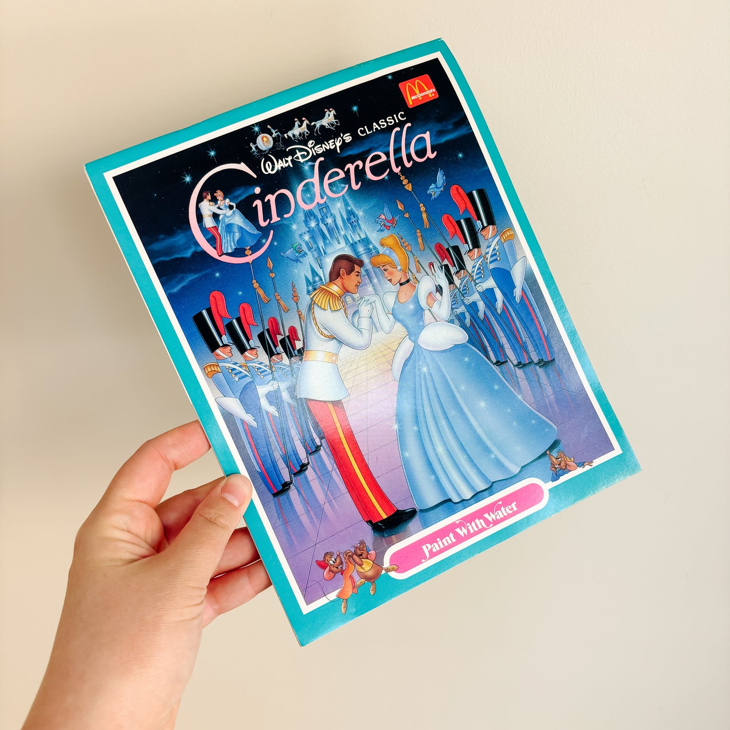 Happy Meal Toy - Disney Favorites Cinderella Activity Book  - 1987