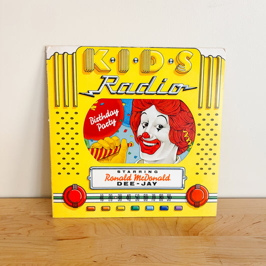 Vintage Record - Ronald McDonald K.I.D.S Radio Birthday Party Vinyl (1980)