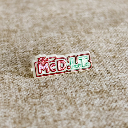 McDonald's Pin - Try McDLT Sandwich Promotion - Vintage 1980s