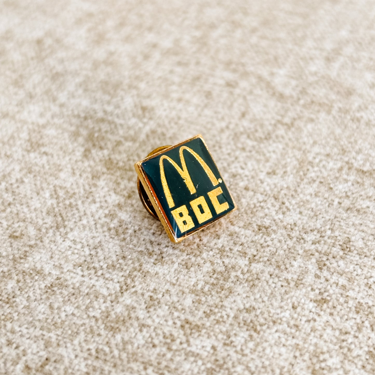 McDonald's Pin - Basic Operations Course Green - Vintage 1980s