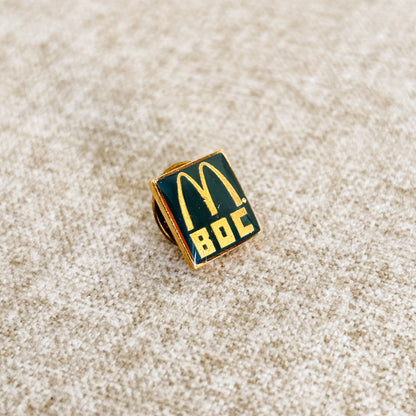 McDonald's Pin - Basic Operations Course Green - Vintage 1980s