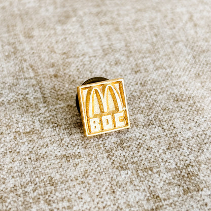 McDonald's Pin - Basic Operations Course Gold - Vintage 1980s