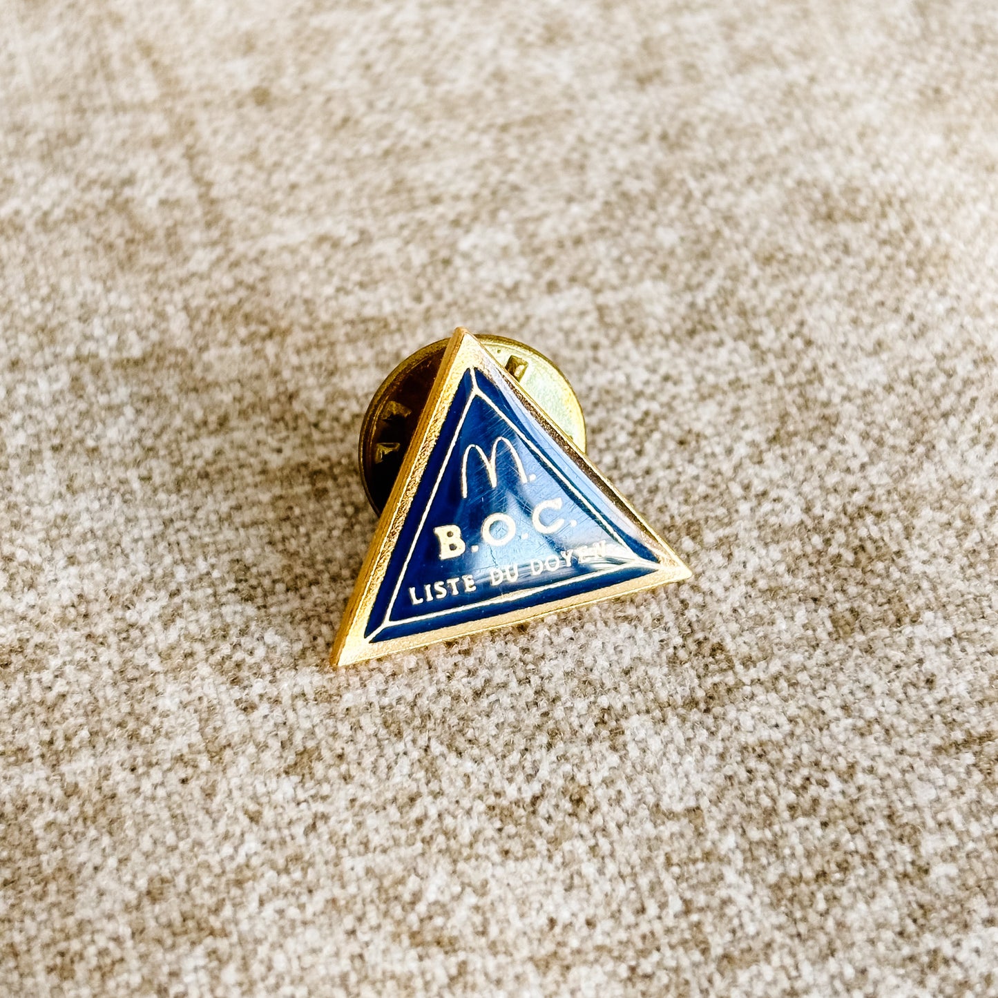 McDonald's Pin - Basic Operations Course Dean's List French - Vintage 1980s