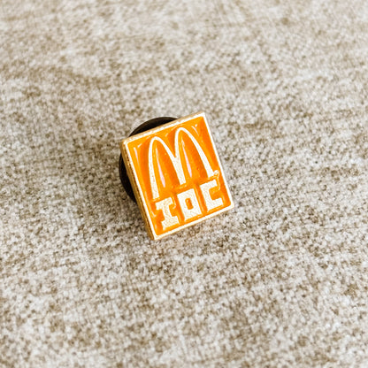 McDonald's Pin - Intermediate Operations Course Orange - Vintage 1980s