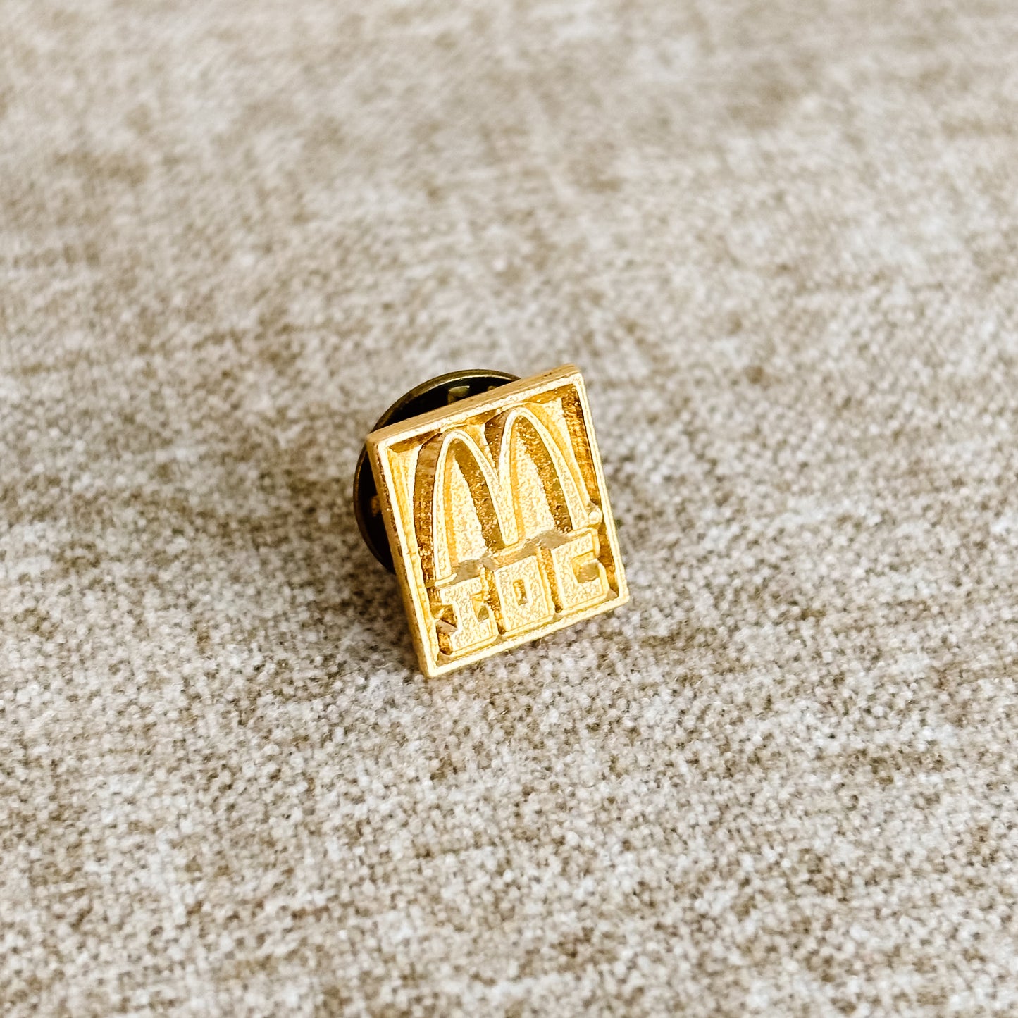 McDonald's Pin - Intermediate Operations Course Gold - Vintage 1980s
