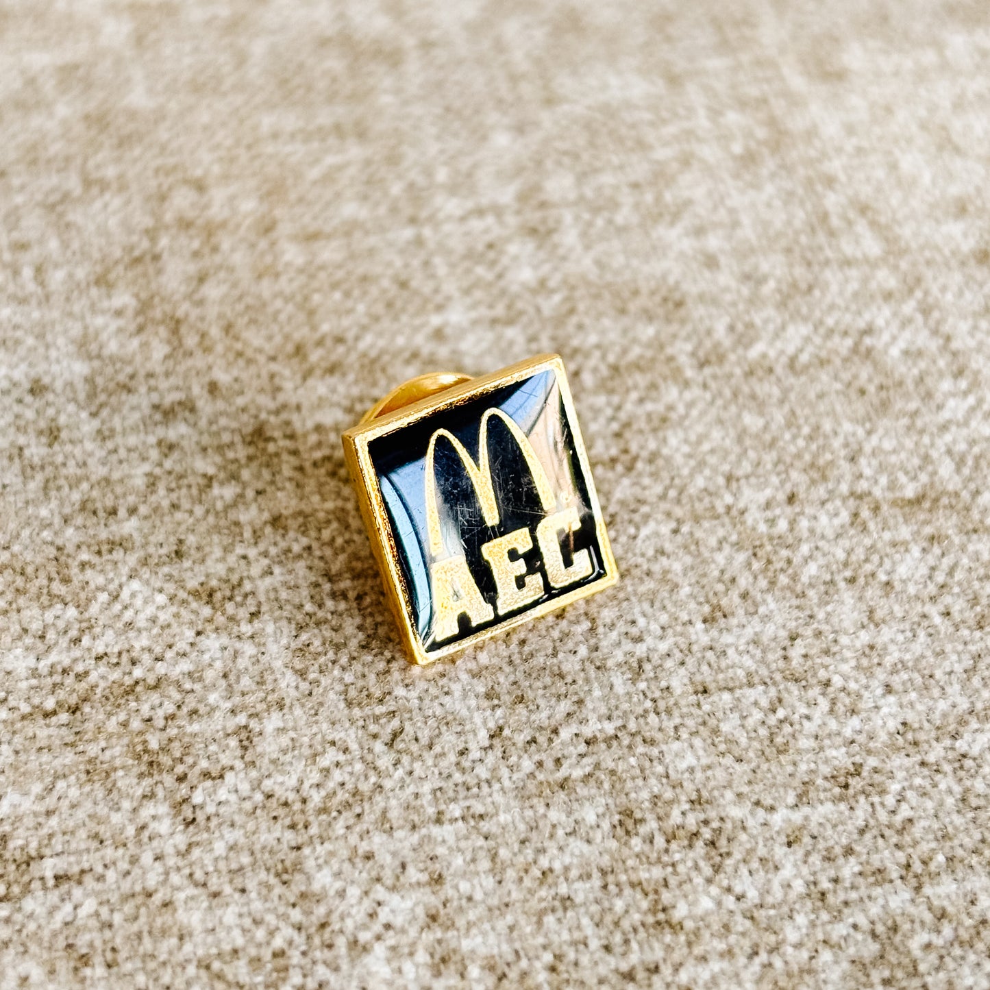 McDonald's Pin -  Advanced Executive Course Black - Vintage 1980s