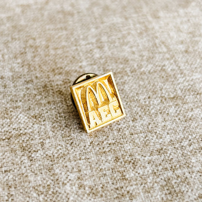 McDonald's Pin -  Advanced Executive Course Gold - Vintage 1980s