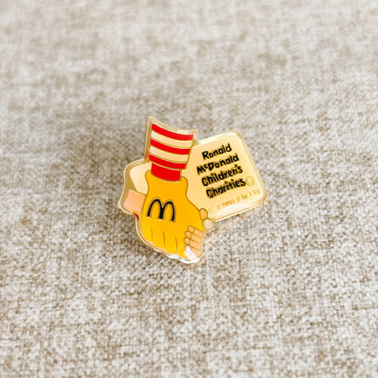 McDonald's Pin - Ronald McDonald Children's Charities Ray Kroc - Vintage 1980s