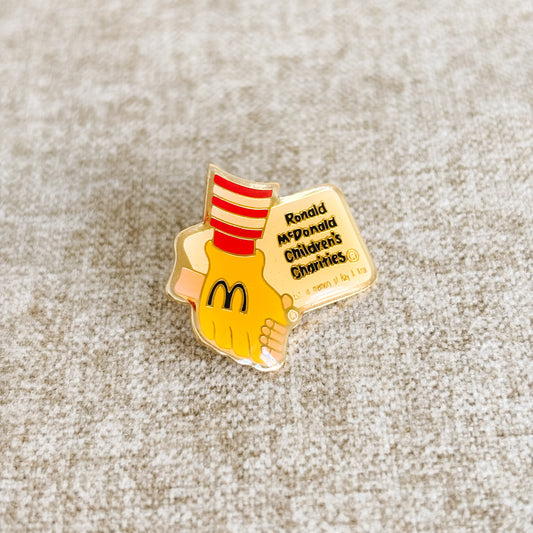 McDonald's Pin - Ronald McDonald Children's Charities Ray Kroc - Vintage 1980s