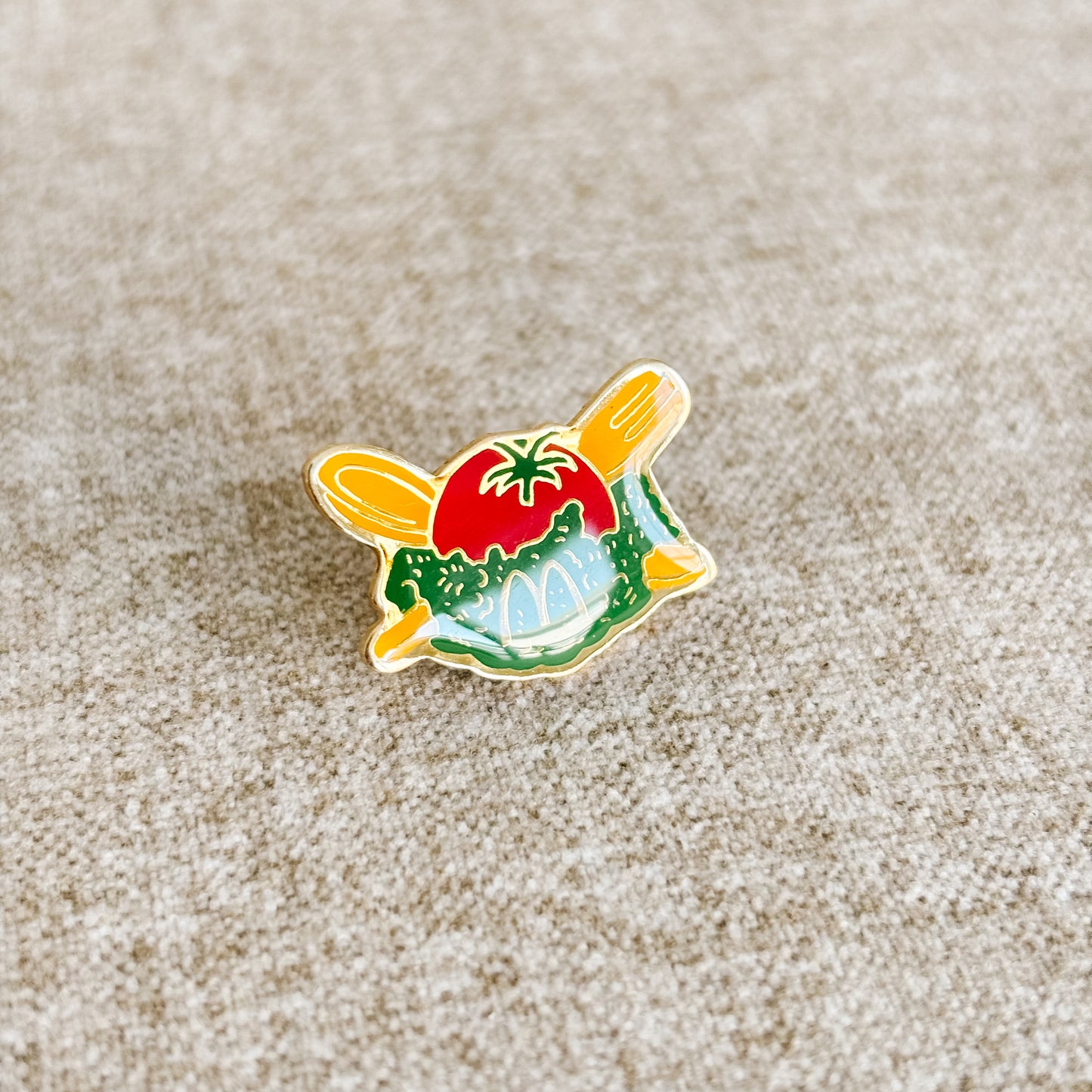 McDonald's Pin - McDonald's Salads Mid-1980s Promo - Vintage 1980s