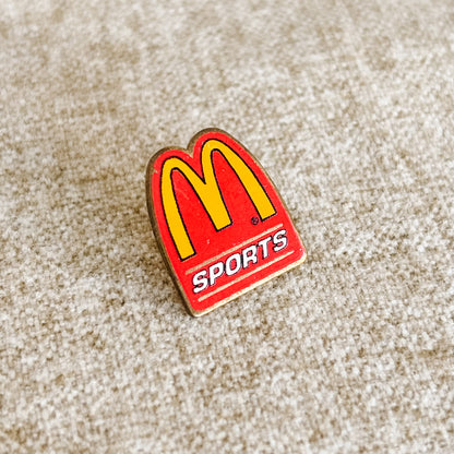 McDonald's Pin - McDonald's Sports Mid-1980s Promo - Vintage 1980s