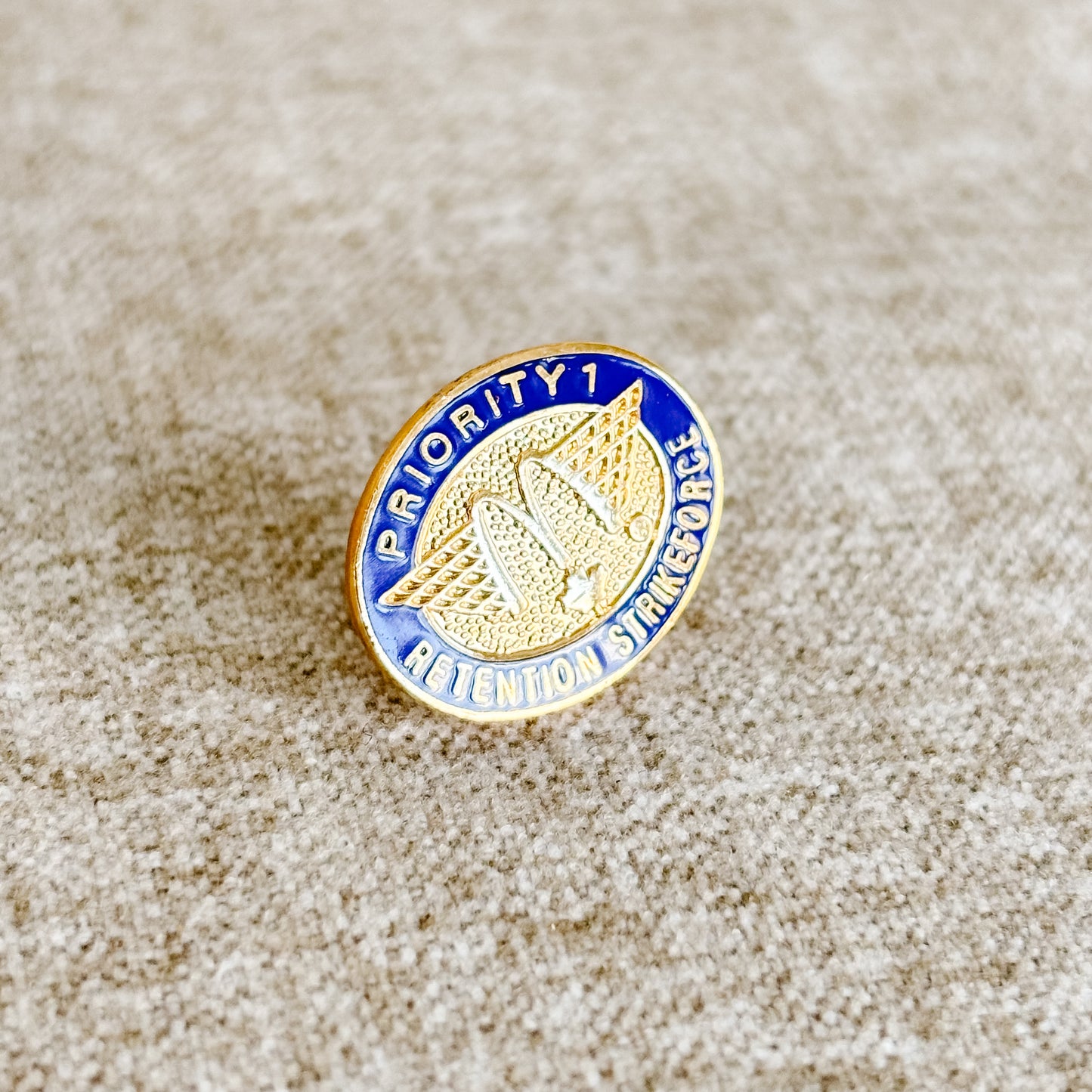 McDonald's Pin - Priority 1 Retention Strikeforce Department - Vintage 1980s