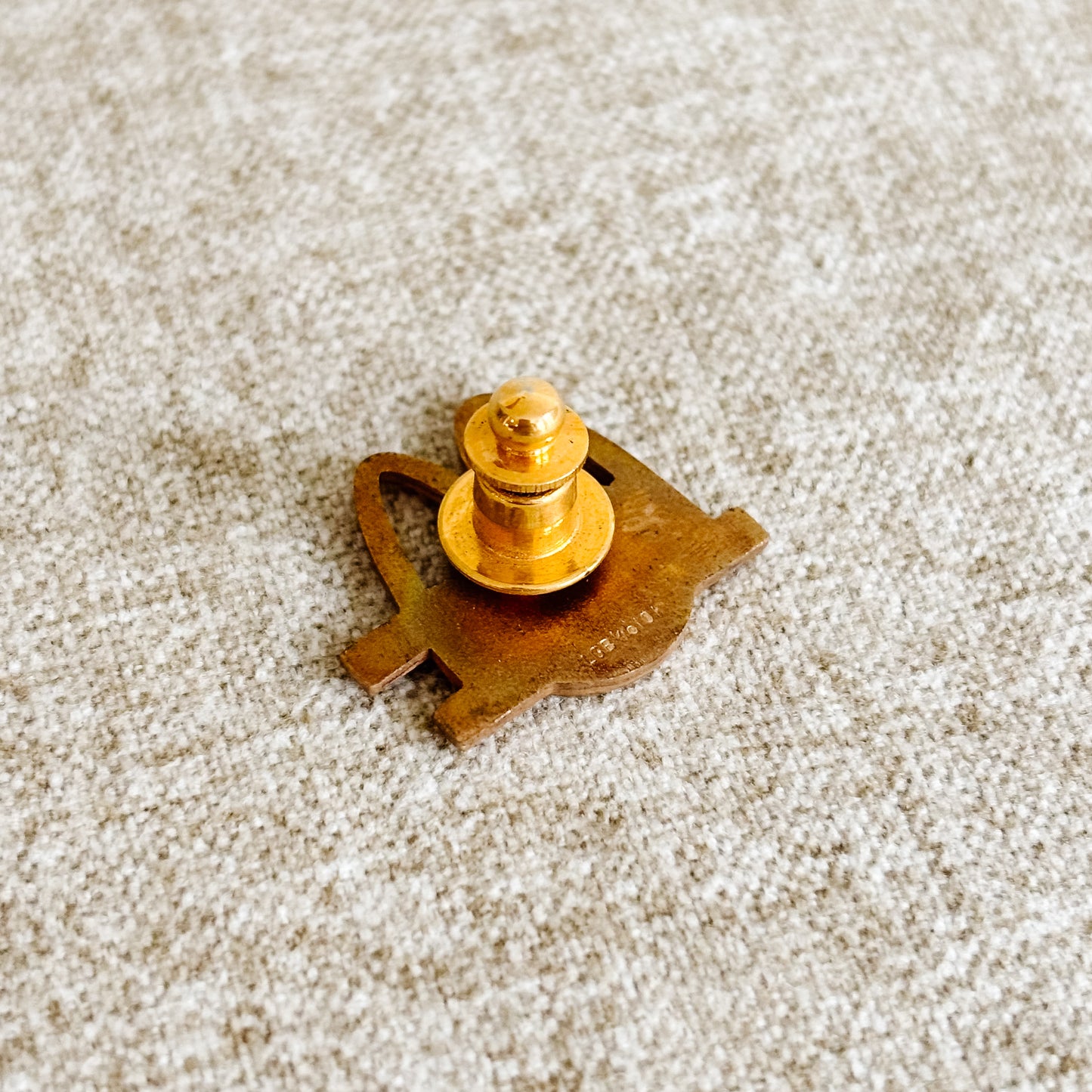 McDonald's International Pin - Gold Logo and Globe - Vintage from the 1980s