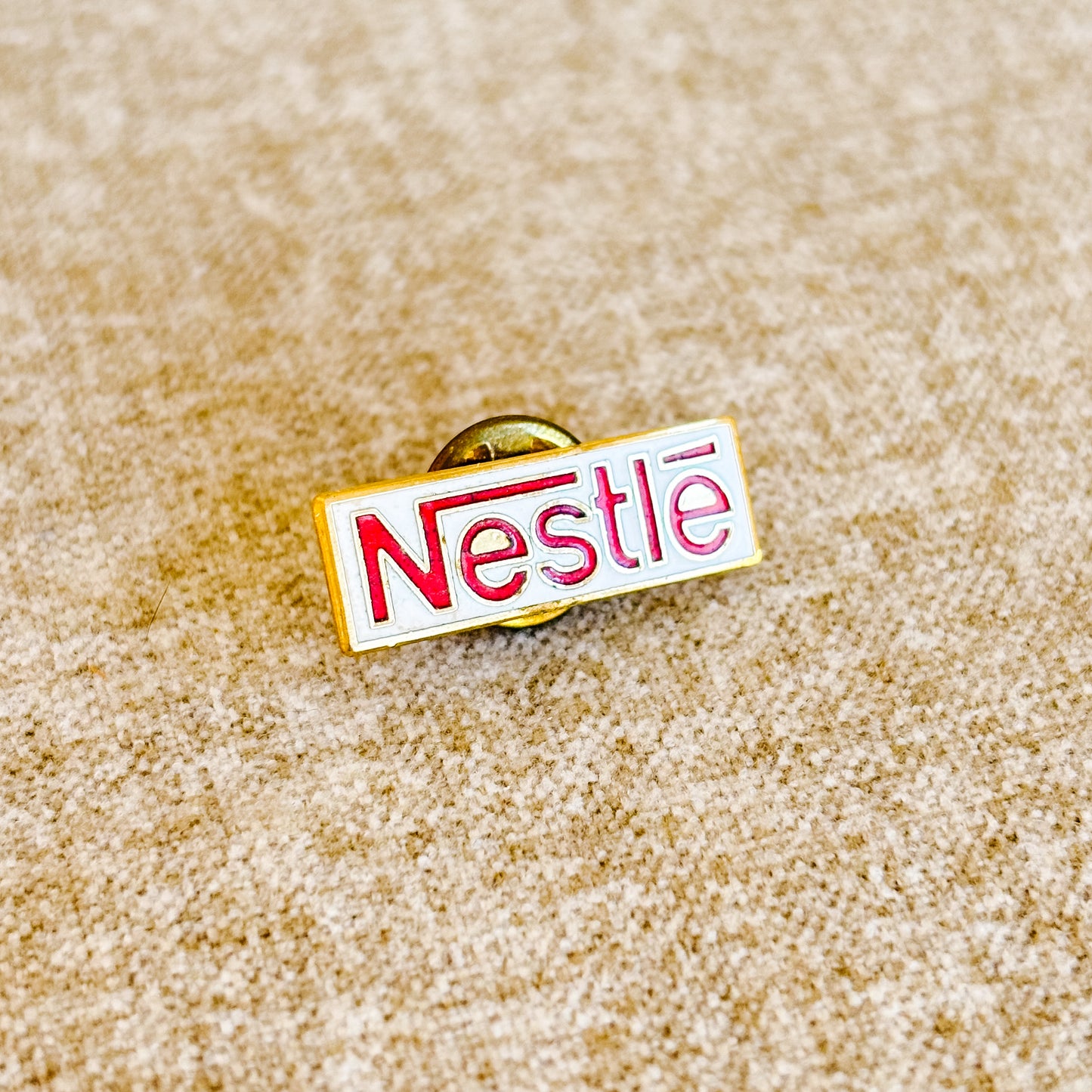 McDonald's Vendor Pin - Nestle Logo - Vintage 1980s