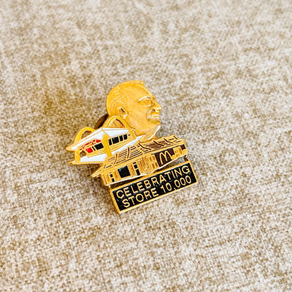 McDonald's Pin - Ray Kroc McDonald's Celebrating Store 10,000 - Vintage 1988