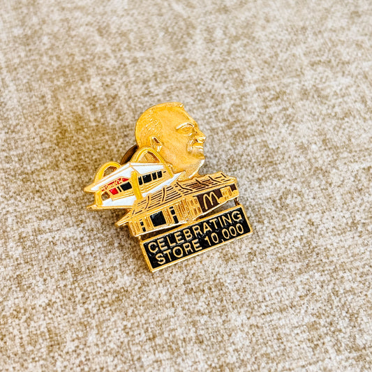 McDonald's Pin - Ray Kroc McDonald's Celebrating Store 10,000 - Vintage 1988