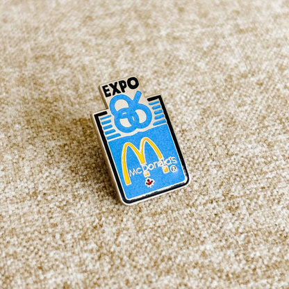 McDonald's Canada Pin - Vancouver Expo 86 McBarge - Vintage from the 1980s