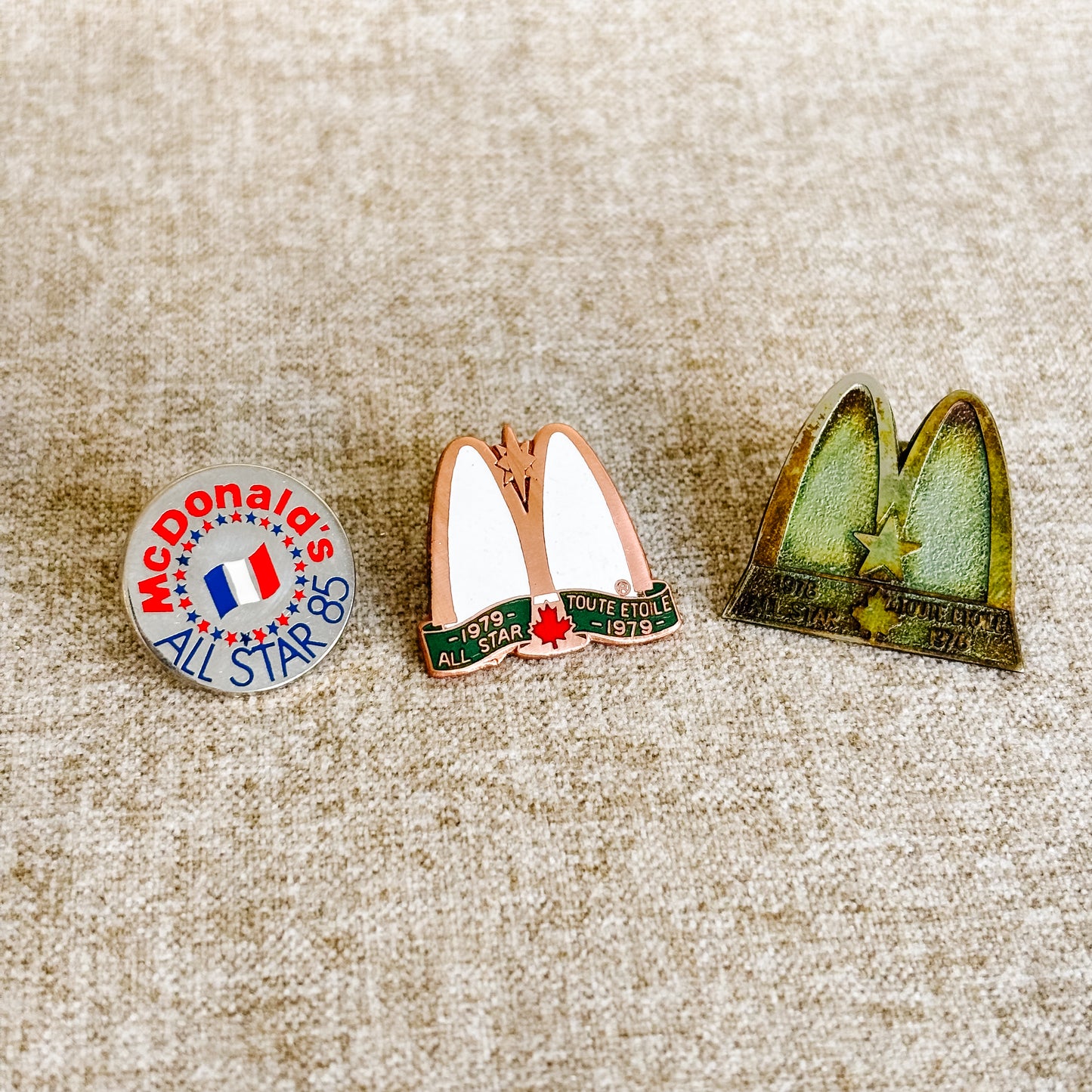 McDonald's Pin - McDonald's All-Star 78 79 85 Conference Swag - Vintage 1980s