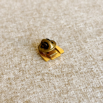 McDonald's Belgium Pin - Gold M with Belgian Flag - Vintage from the 1980s