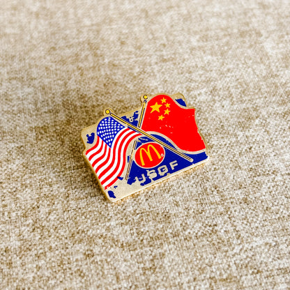 McDonald's USA Pin - USGF McDonald's Gymnastics Challenge - Vintage from the 1980s