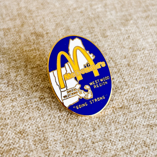 McDonald's USA Pin - Massachusetts Boston Westwood Region State Pin - Vintage 1980s