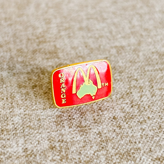McDonald's Australia Pin - New South Wales Orange - Vintage from the 1980s