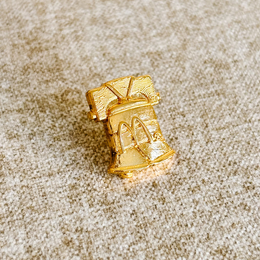 McDonald's USA Pin - Gold Liberty Bell Pennsylvania Pin - Vintage from the 1980s