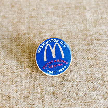 McDonald's USA Pin - Washington D.C. Region Pin - Vintage from the 1980s