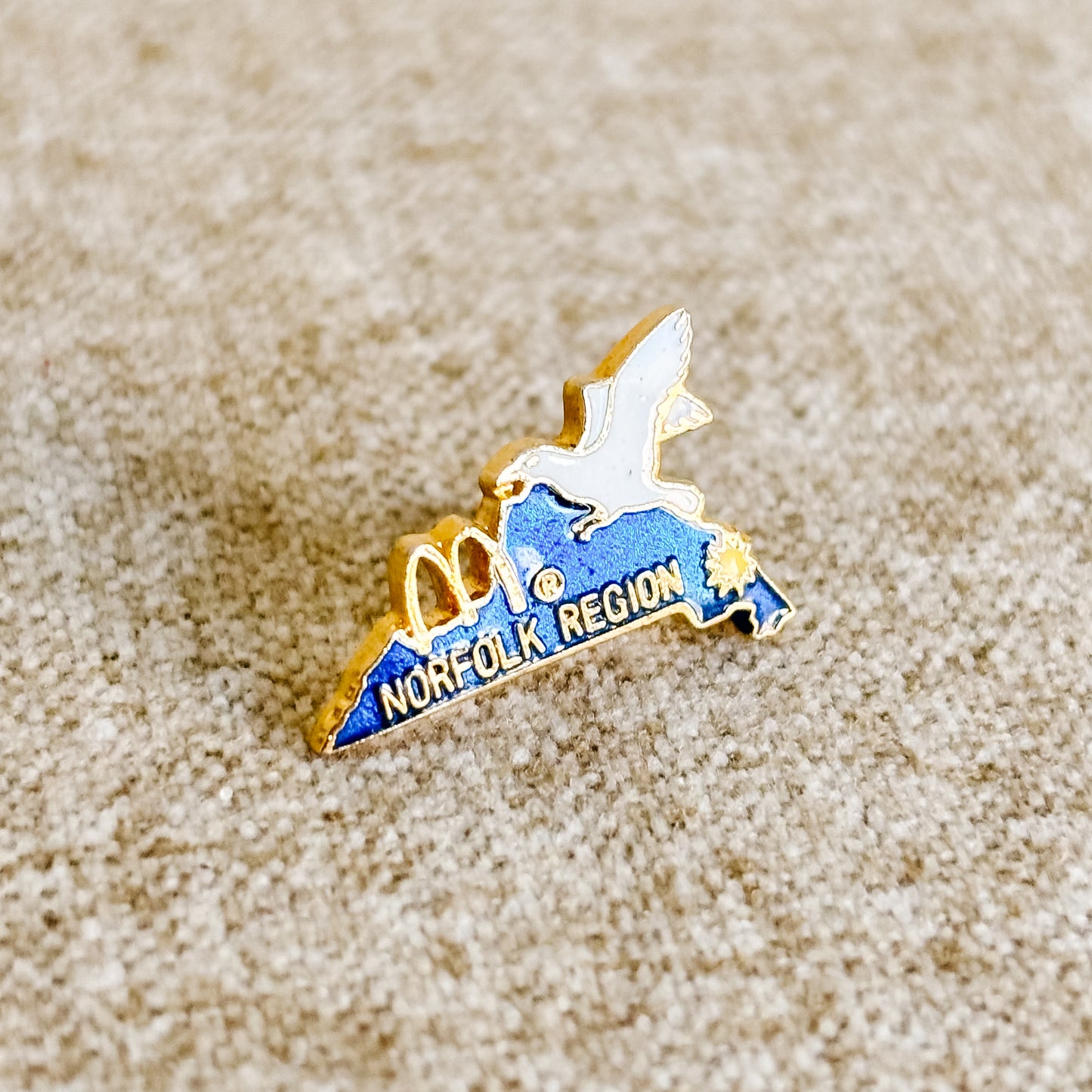 McDonald's USA Pin - Norfolk Virginia Region Pin - Vintage from the 1980s