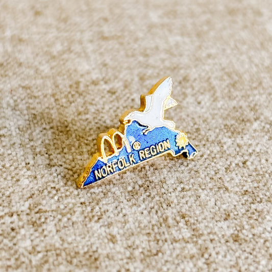 McDonald's USA Pin - Norfolk Virginia Region Pin - Vintage from the 1980s