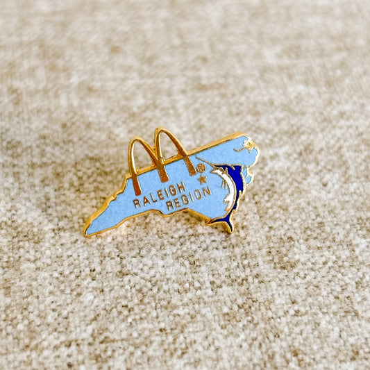McDonald's USA Pin - Raleigh North Carolina Region Pin - Vintage from the 1980s