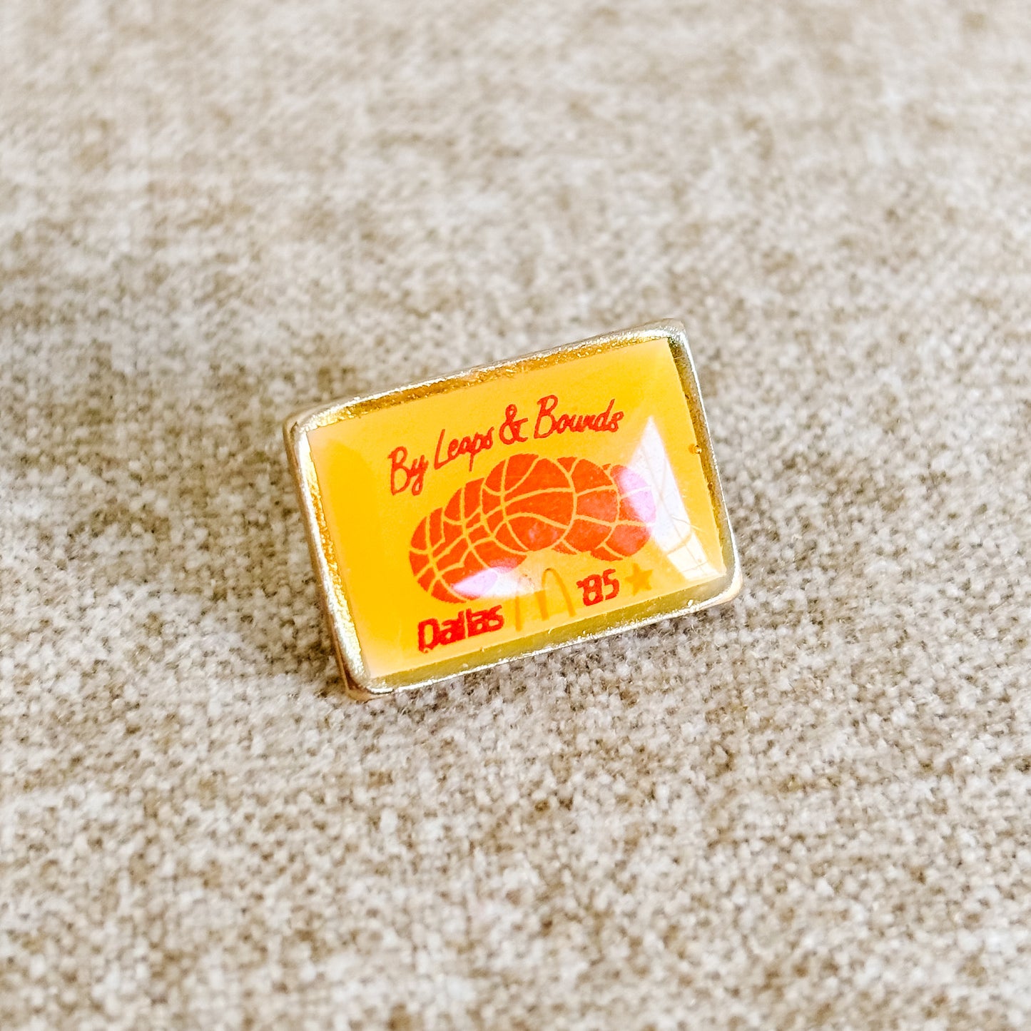 McDonald's USA Pin - Dallas Texas Region Basketball Pin - Vintage from the 1980s
