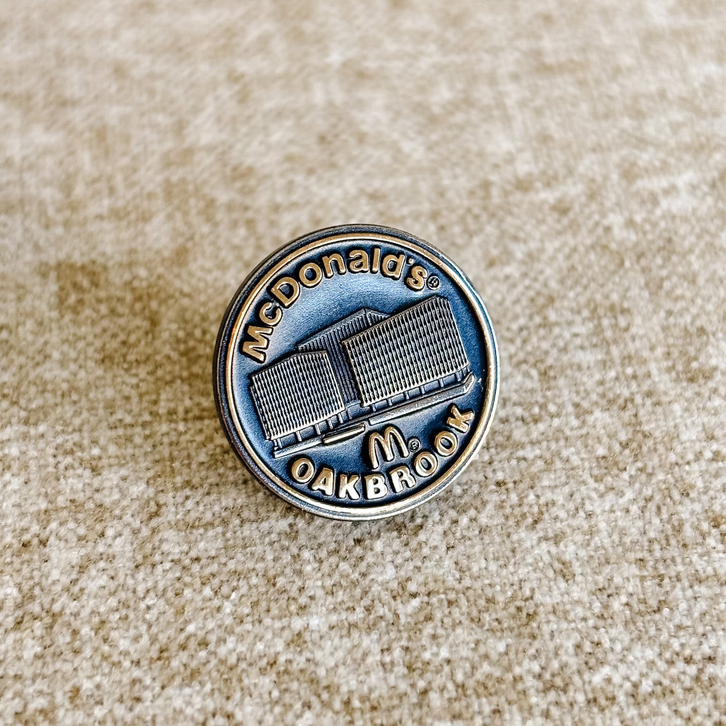 McDonald's USA Pin - Oak Brook Illinois Campus Pin - Vintage from the 1980s