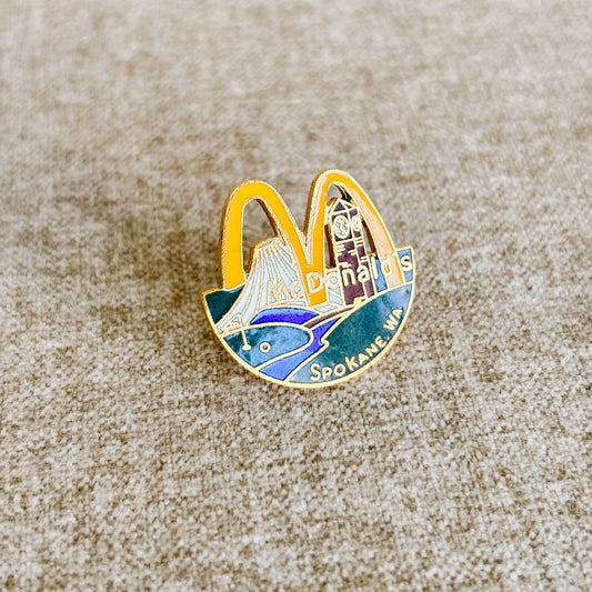 McDonald's USA Pin - Spokane Washington Region Pin - Vintage from the 1980s