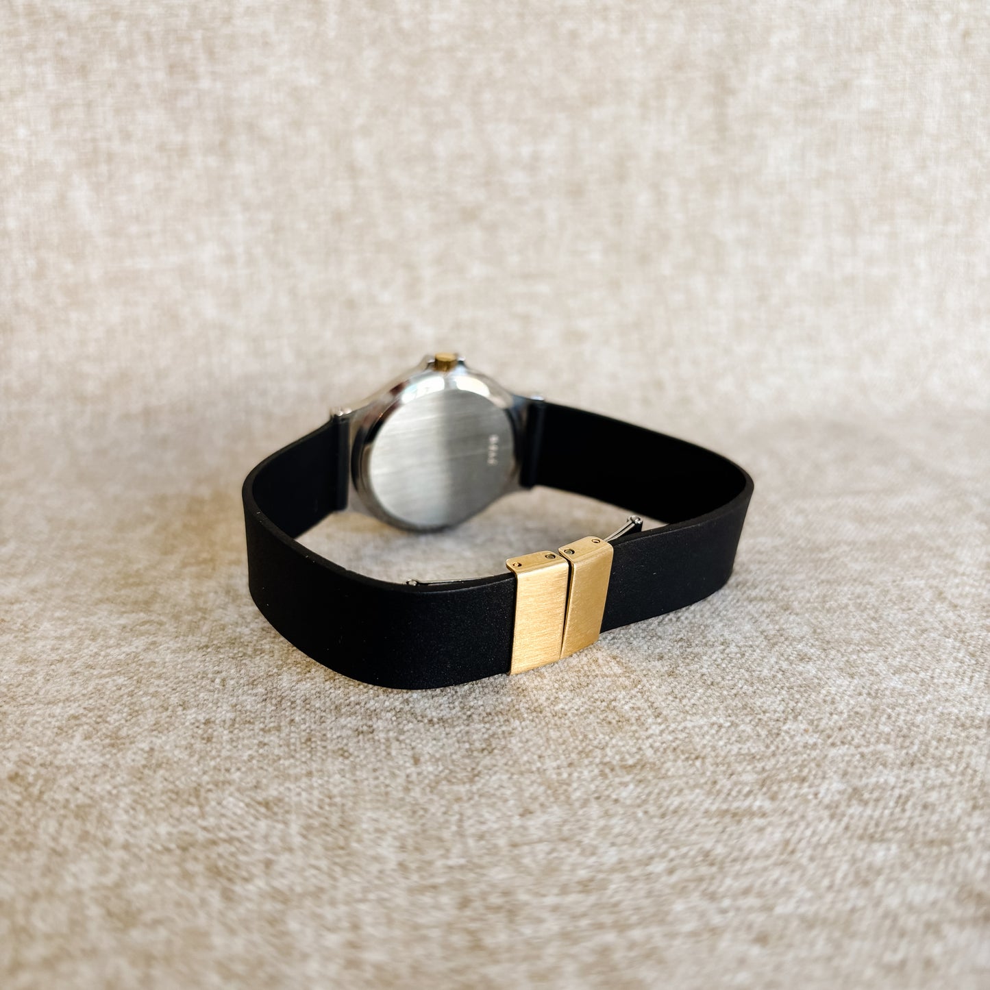 McDonald's Black and Gold Wrist Watch with McDonald's Logo - Large