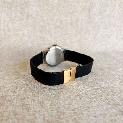 McDonald's Black and Gold Wrist Watch with McDonald's Logo - Large