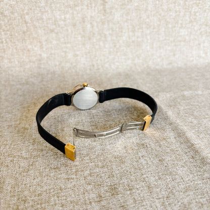 McDonald's Black and Gold Wrist Watch with McDonald's Logo - Medium