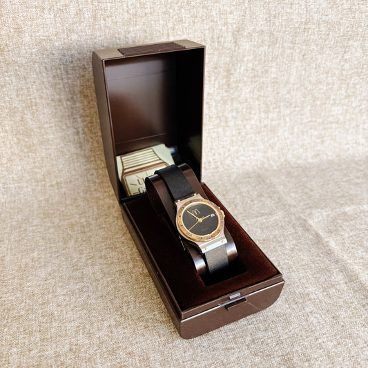 McDonald's Black and Gold Wrist Watch with McDonald's Logo - Small