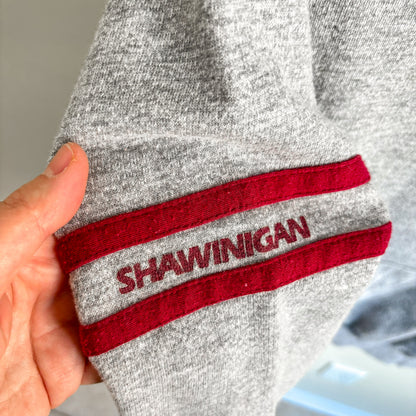 McDonald's Quebec Grey and Maroon Hoodie Sweater from Shawinigan - Vintage from the 1980s