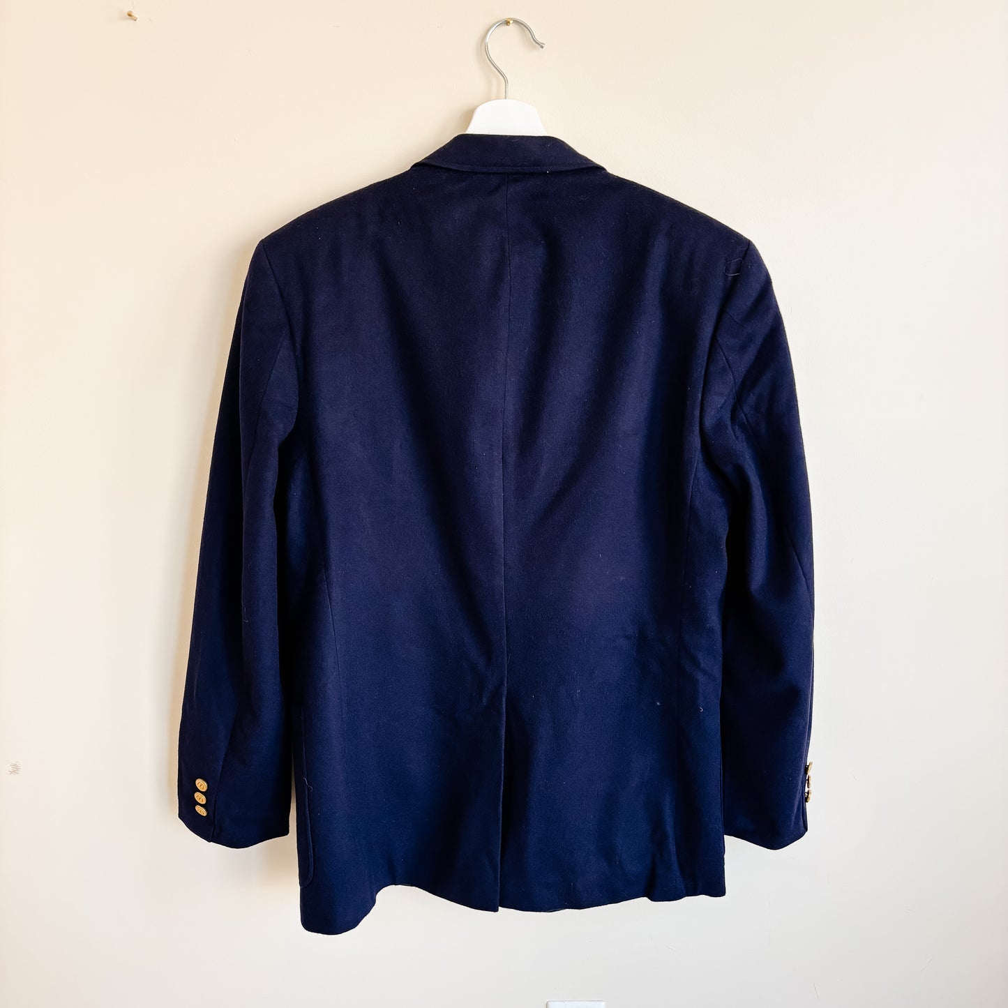 McDonald's France Custom Wool Blazer with Gold McDonald's Buttons - Vintage from the 1980s