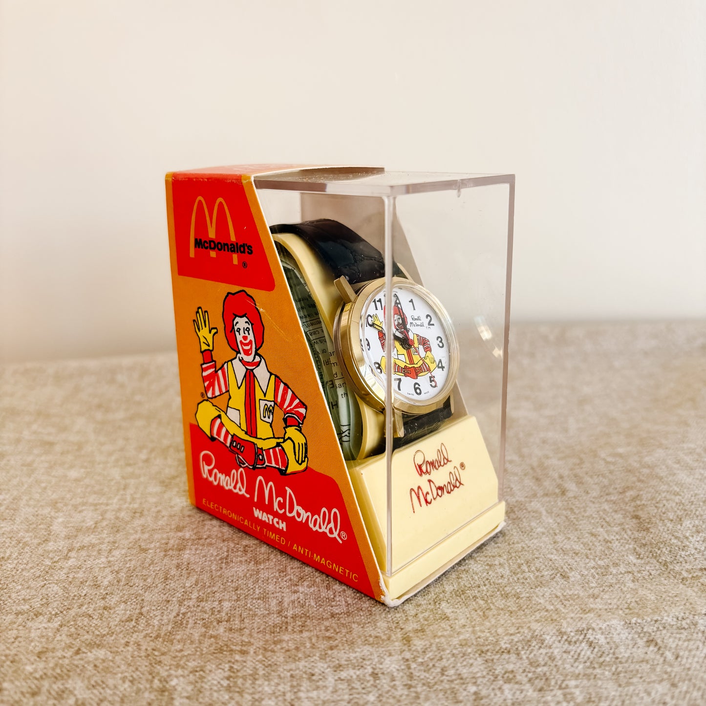 McDonald's Watch - Ronald McDonald Manual Winding Criterion Watch - With Packaging