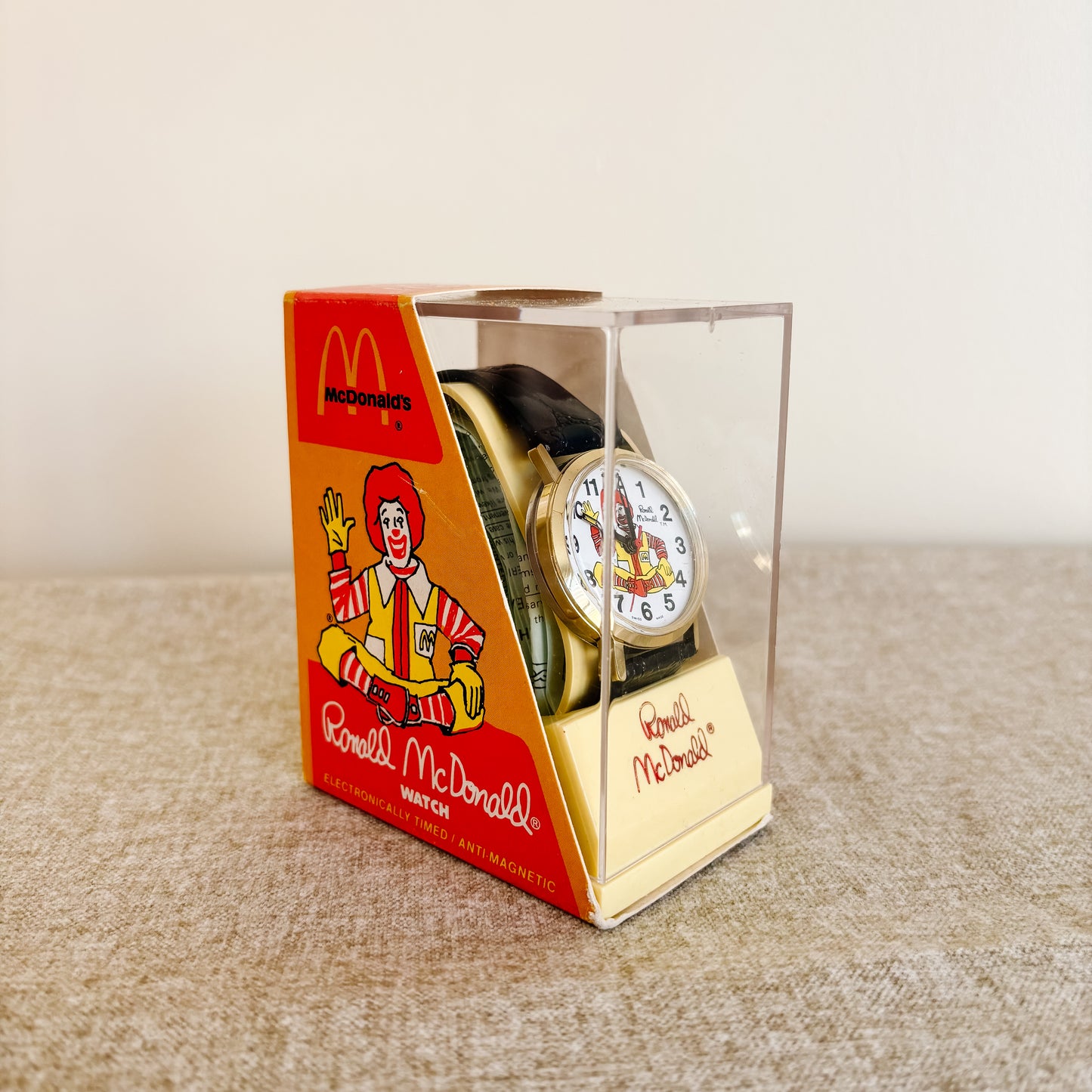 McDonald's Watch - Ronald McDonald Manual Winding Criterion Watch - With Packaging