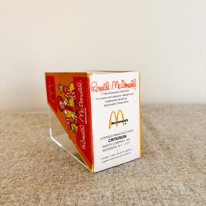 McDonald's Watch - Ronald McDonald Manual Winding Criterion Watch - With Packaging