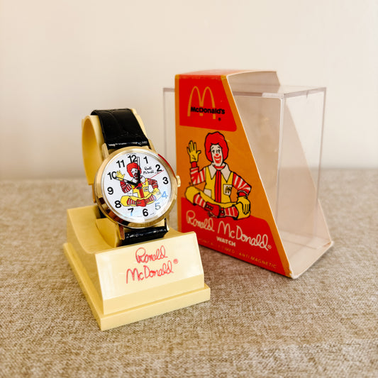 McDonald's Watch - Ronald McDonald Manual Winding Criterion Watch - With Packaging