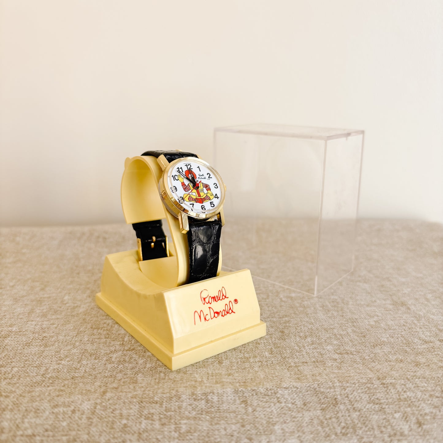 McDonald's Watch - Ronald McDonald Manual Winding Criterion Watch - Partial Packaging