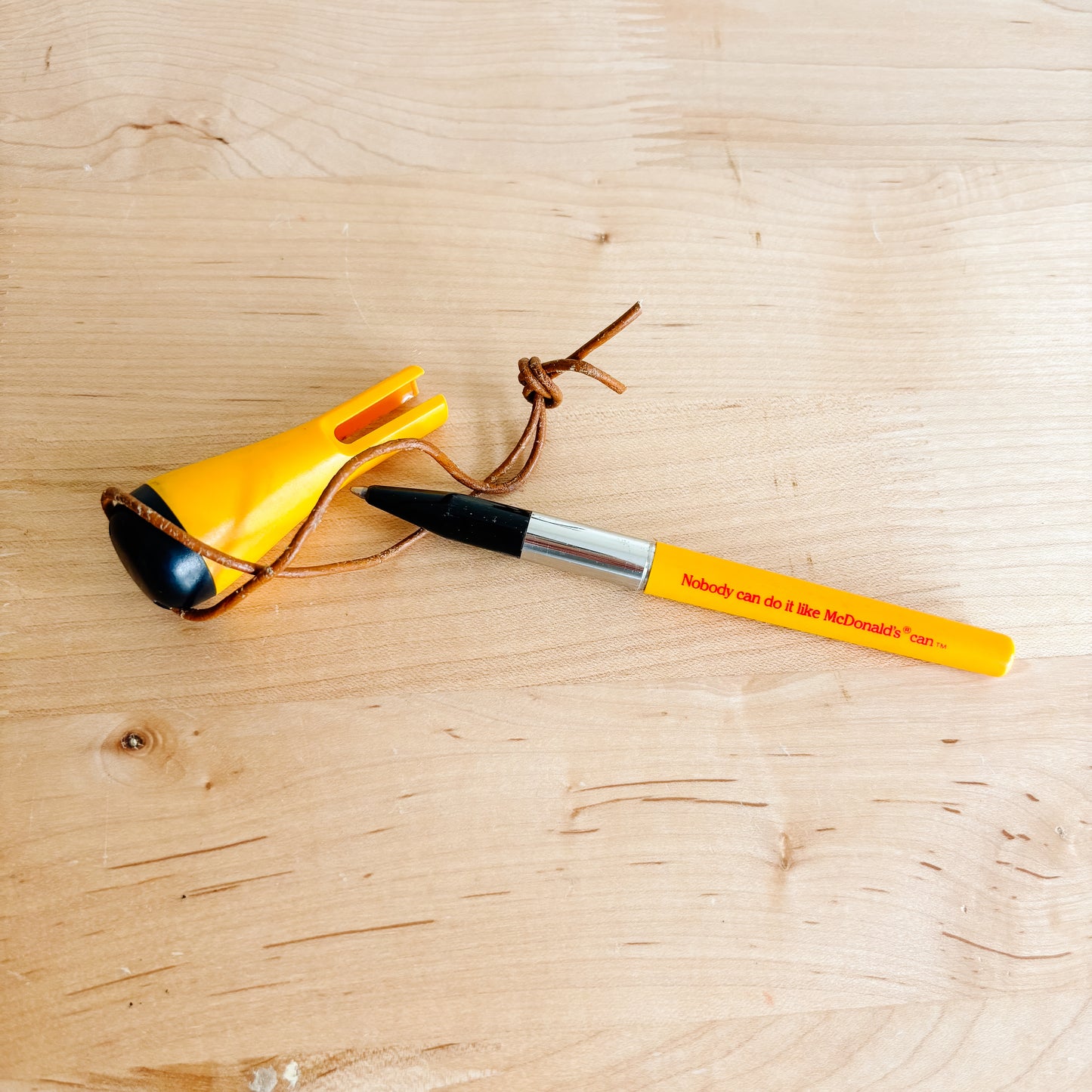 McDonald's Accessory - Classic McDonald Slogan Pen - Vintage from the 1980s