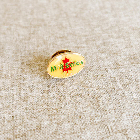 McDonald's Vendor Pin - MB Sales of Canada - Vintage 1980s