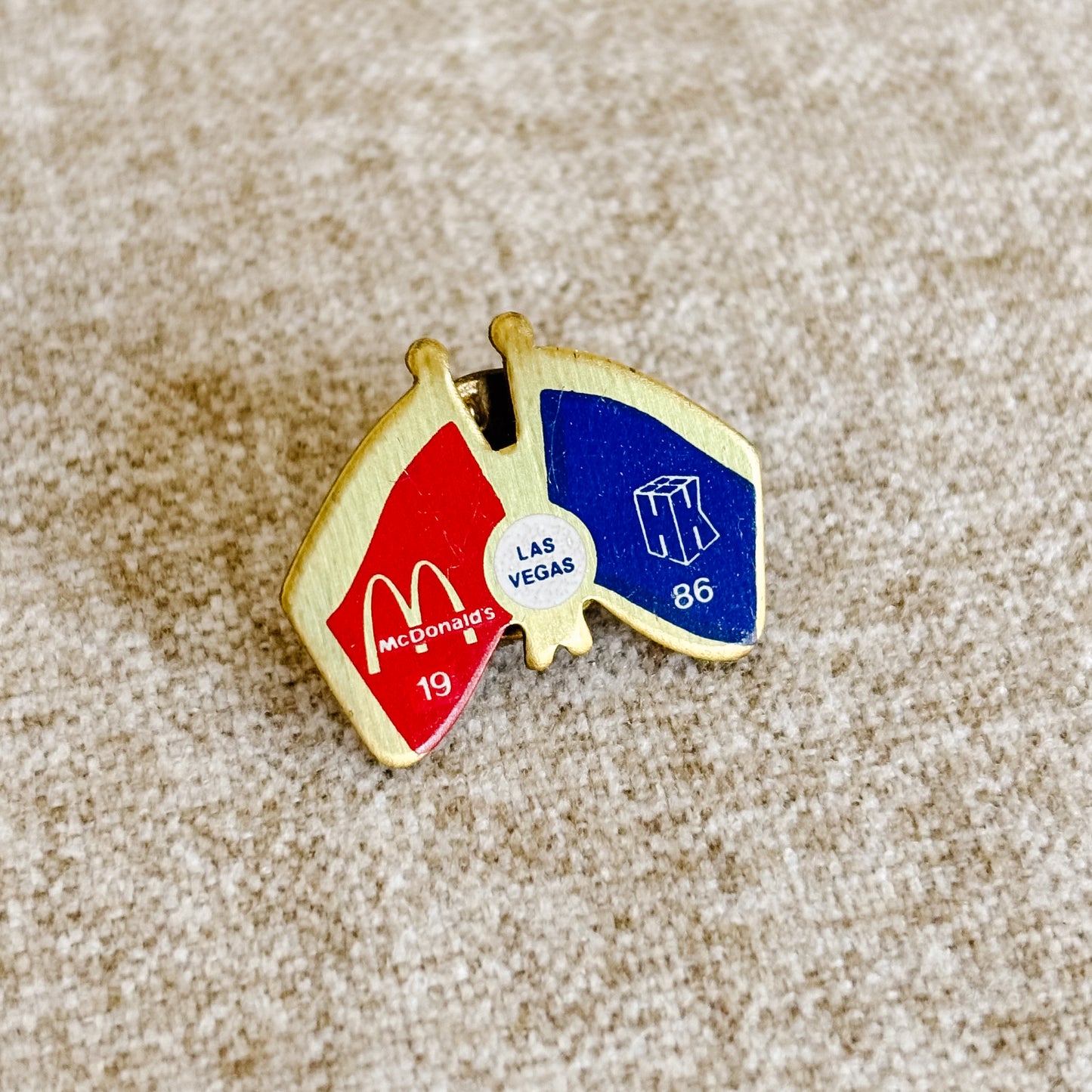 McDonald's Vendor Pin - Hospital & Kitchen Equipment Ltd Las Vegas 1987