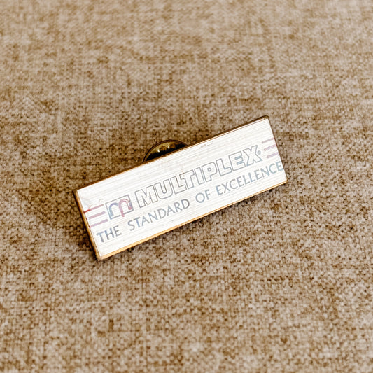 McDonald's Vendor Pin - Multiplex The Standard of Excellence - Vintage 1980s